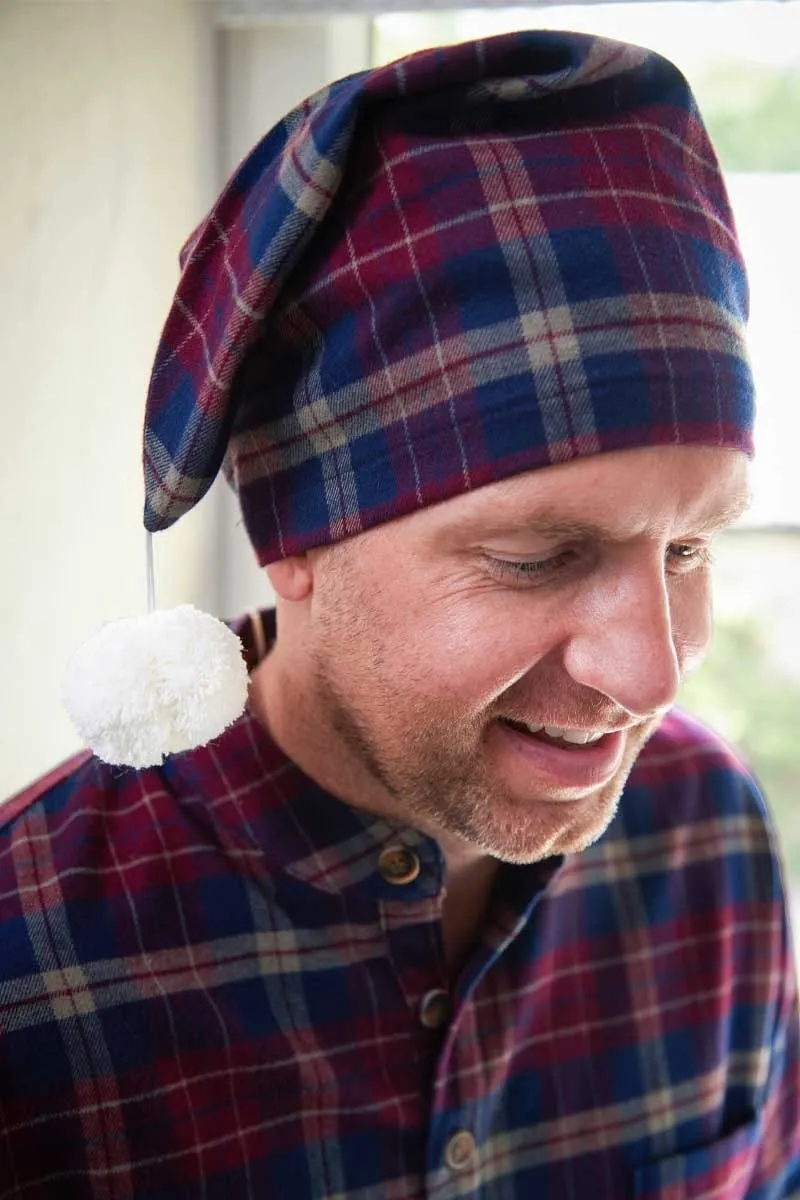 Bonnet de nuit en flanelle homme – Image 4