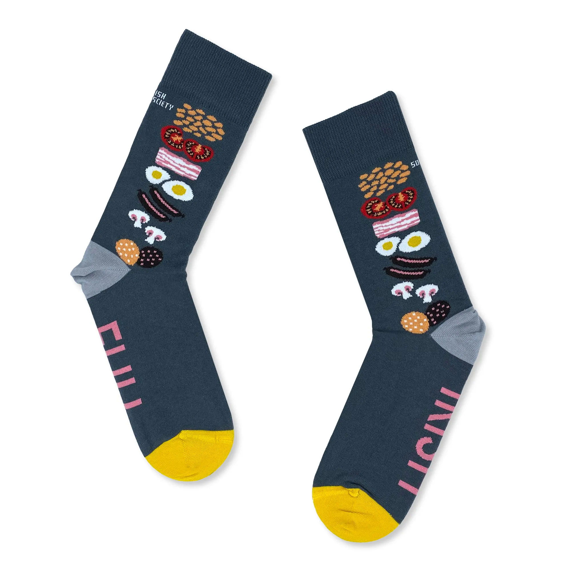Chaussettes fantaisies english breakfast side
