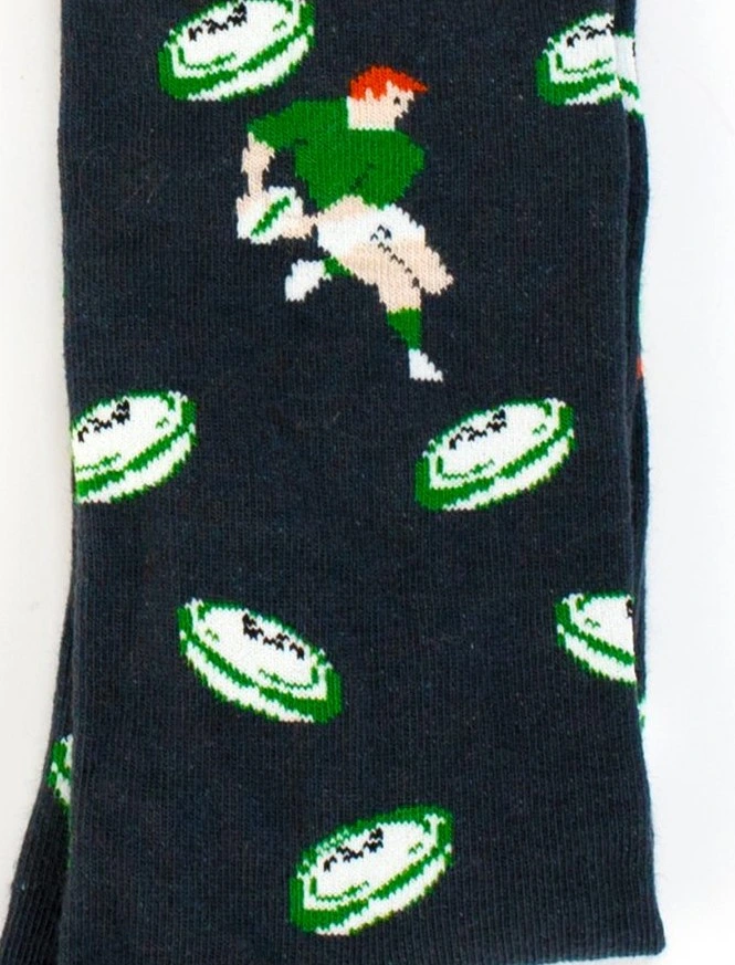 Chaussettes rugby originales détail