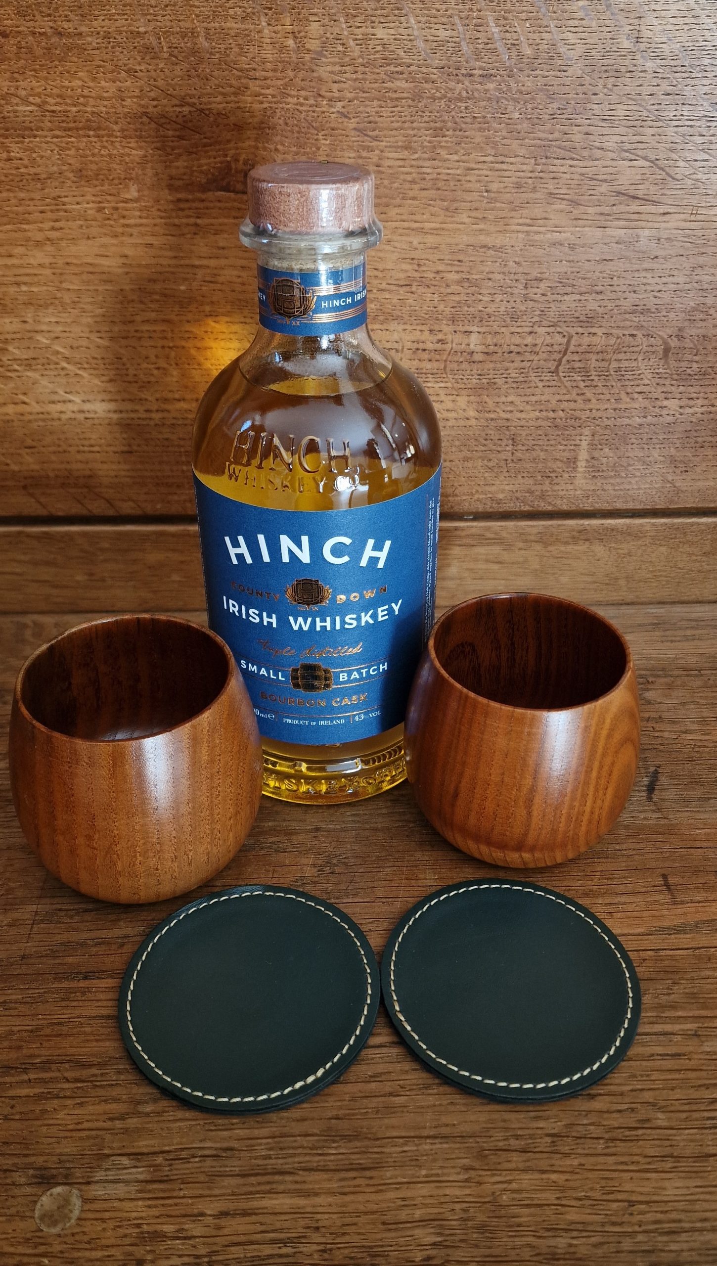 Coffret cadeau whiskey irlandais Hinch small batch vert