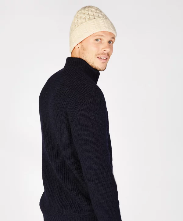 Bonnet laine natural homme
