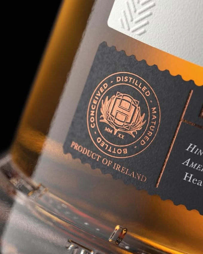 Whiskey irlandais Hinch Peated Single Malt side 1