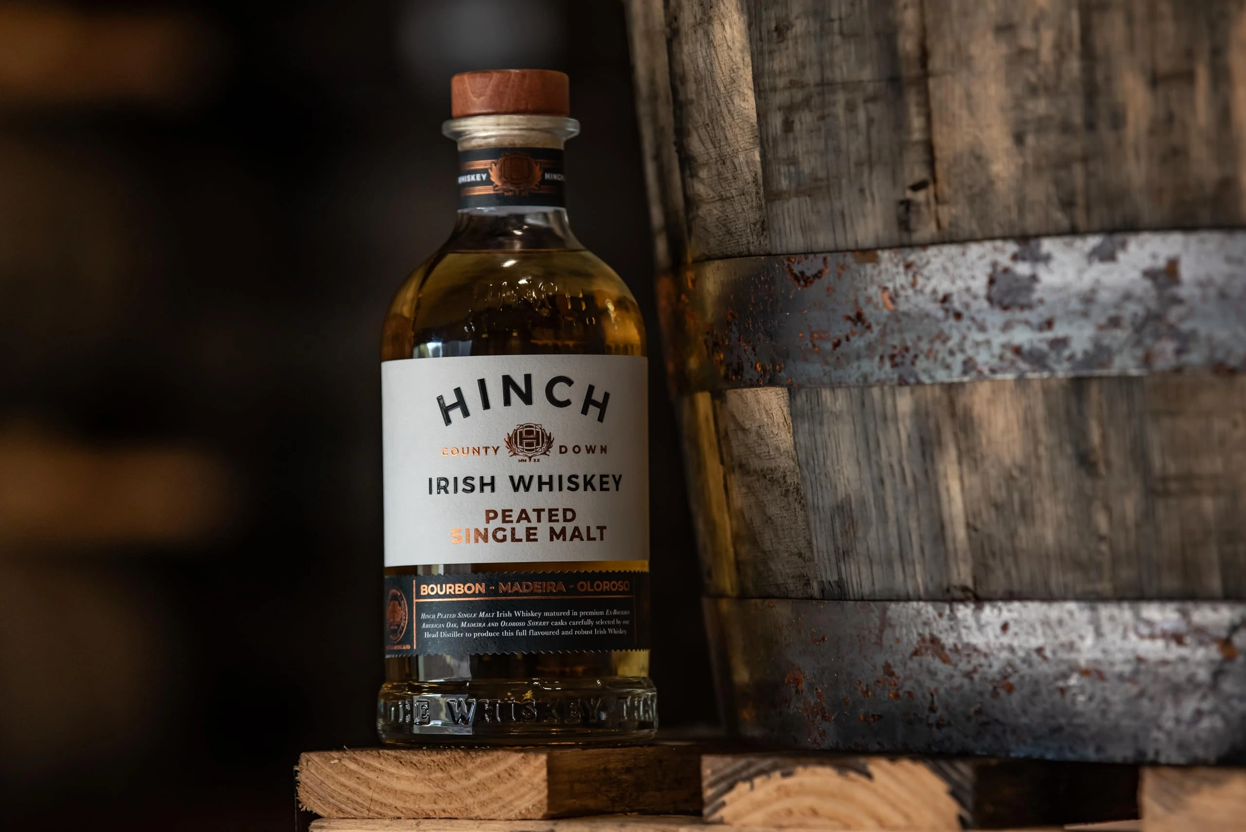 Whiskey irlandais Hinch Peated Single Malt ext