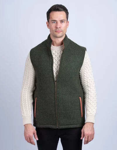 Veste en tweed irlandais Sullivan front