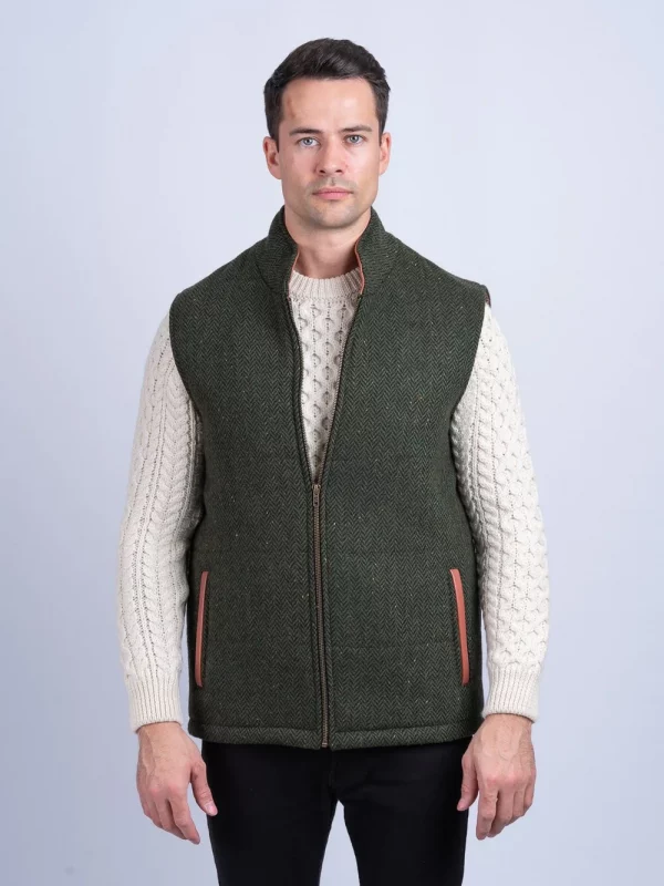 Veste en tweed irlandais Sullivan front