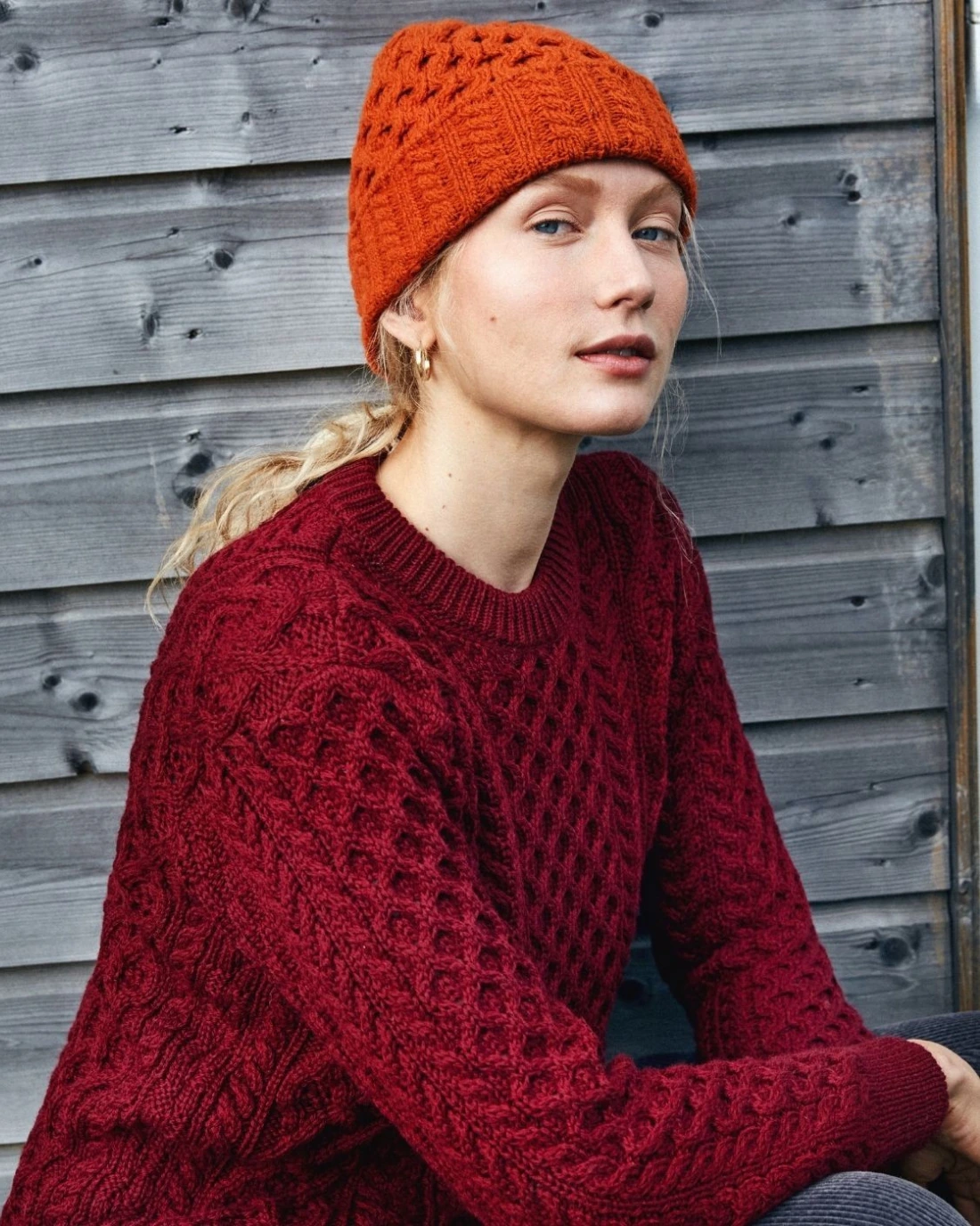 Accessoire en laine irlandaise