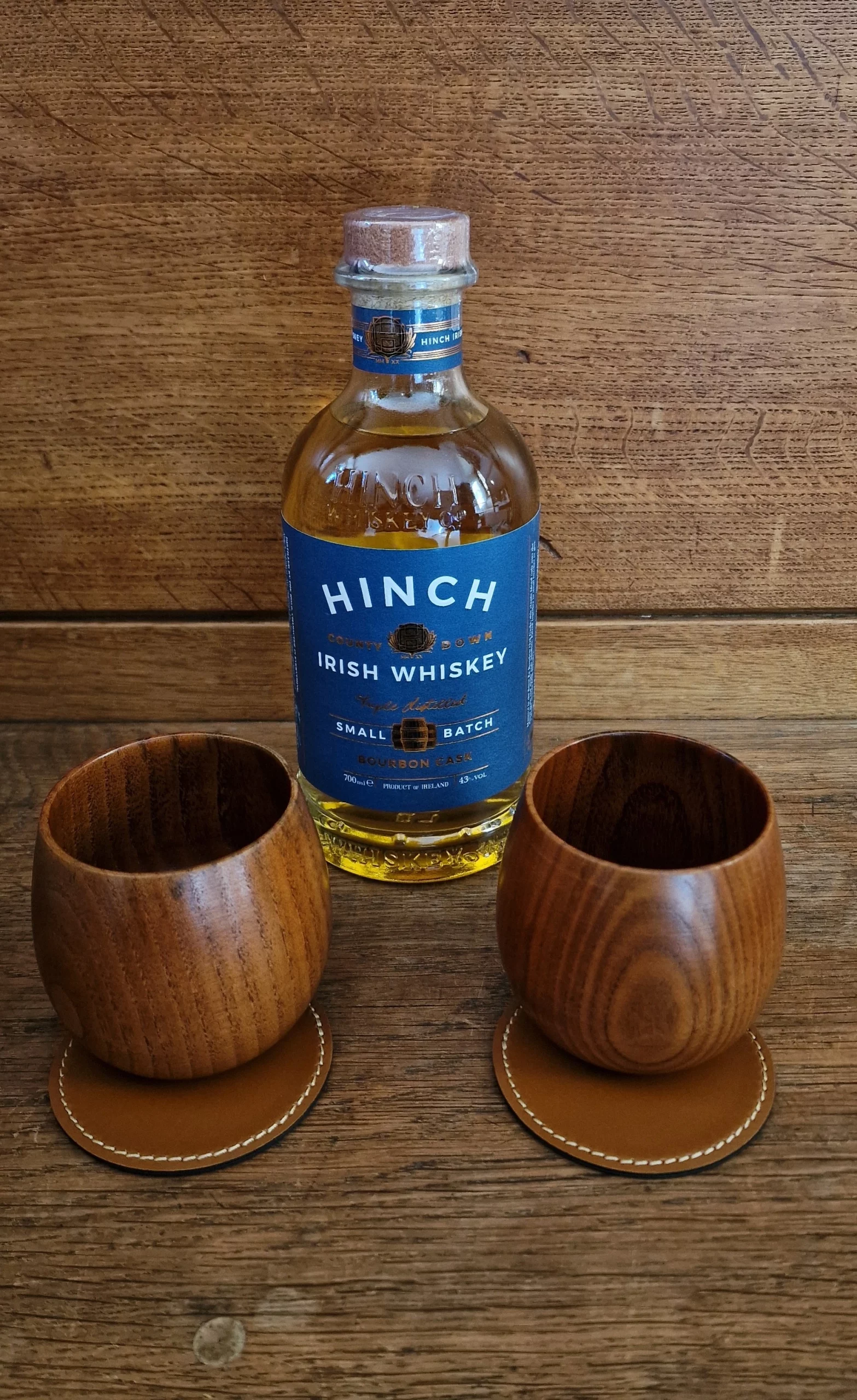 Coffret cadeau whiskey irlandais Hinch small camel