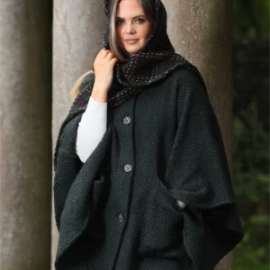 Cape en laine Tina Killybegs Hunter ext