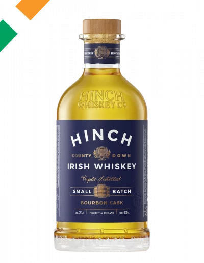 Whiskey irlandais Hinch Small Batch drapeaux