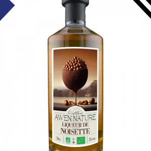 Liqueur artisanale de noisette biologique
