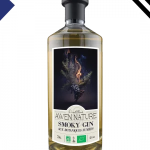 Gin fumé artisanal français drapeaux